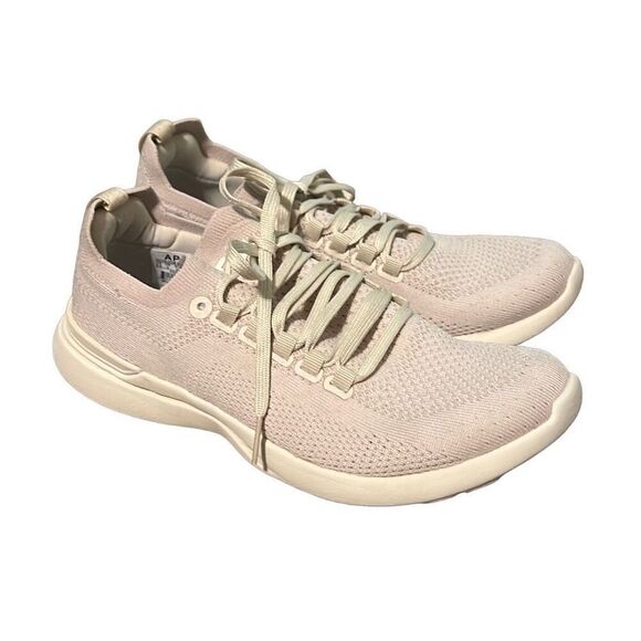 APL TechLoom Bliss Knit Sneakers Pink Athletic Running Shoes - Picture 1 of 7